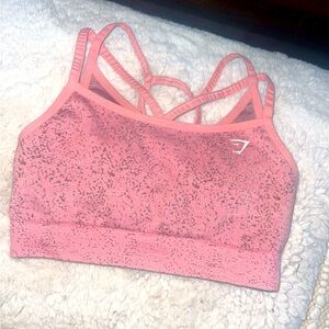 Gymshark Pink Fleck Sports Bra